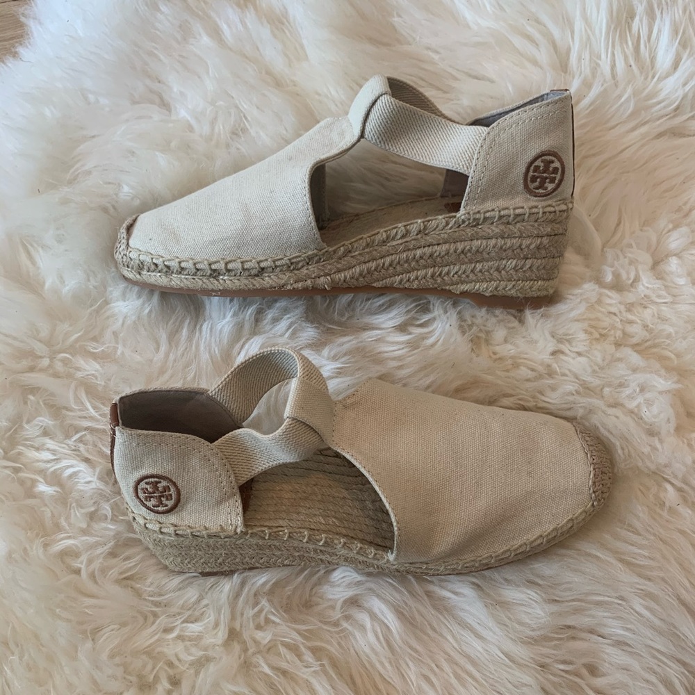 Tory Burch Linen Espadrilles